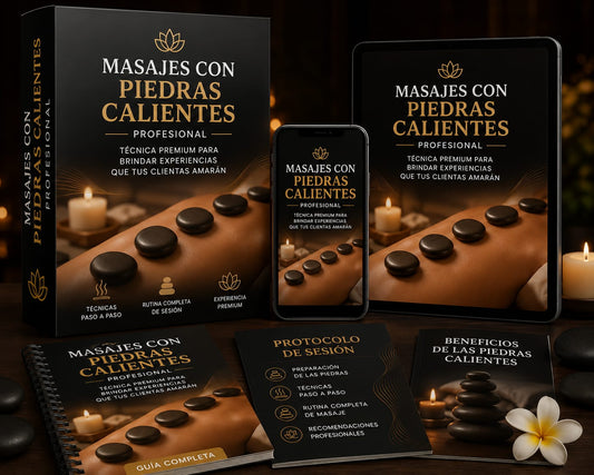 El poder  del Masaje con Piedras Calientes