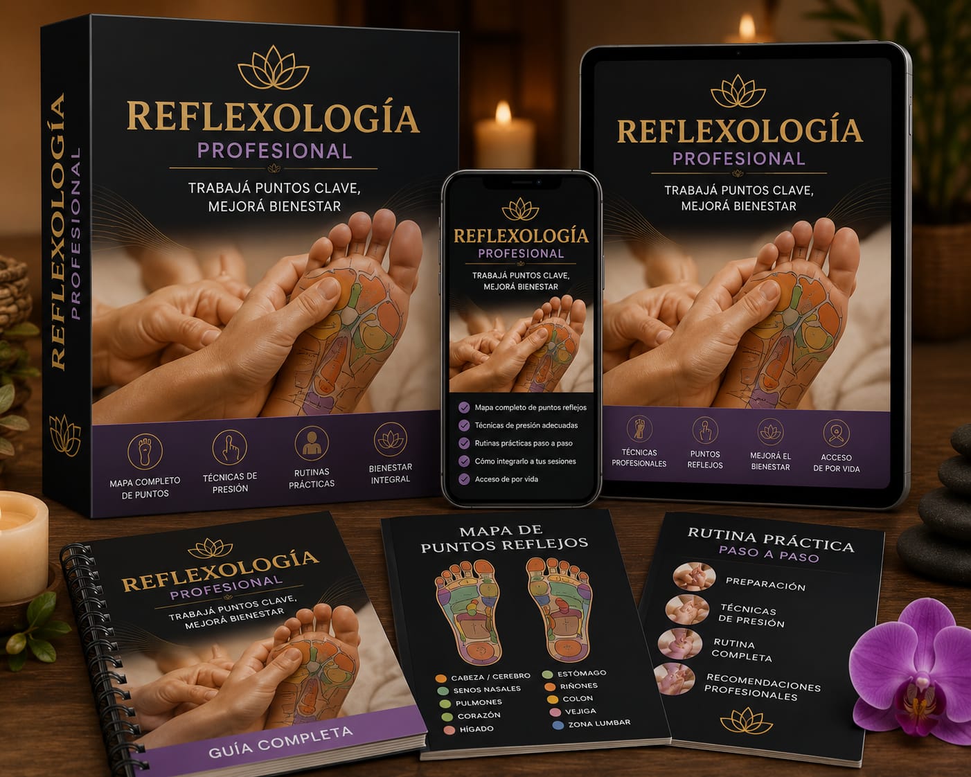 Reflexología práctica para sesiones completas🙌